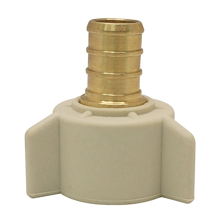 Apollo 1/2 in. Brass PEX Barb x Female Swivel Adapter APXFB1212S